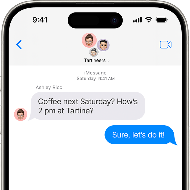 Text conversation